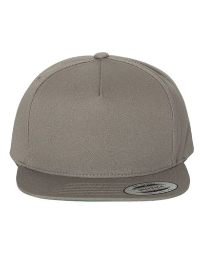 YP Classics Grey / Adjustable Five-Panel Cotton Twill Snapback Cap