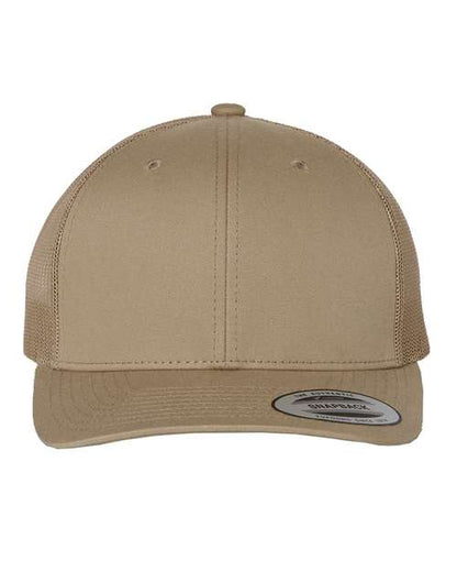 YP Classics Khaki / Adjustable Retro Trucker Cap