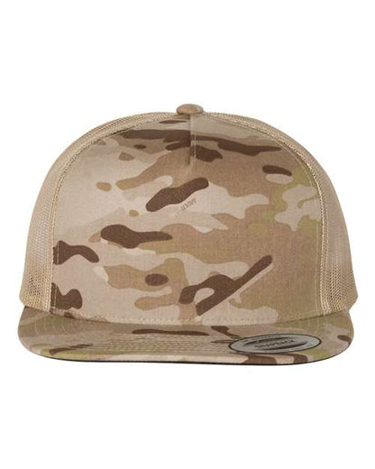 YP Classics Multicam Arid/ Tan / Adjustable Five-Panel Classic Trucker Cap