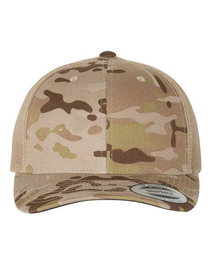 YP Classics Multicam Arid/ Tan / Adjustable Retro Trucker Cap
