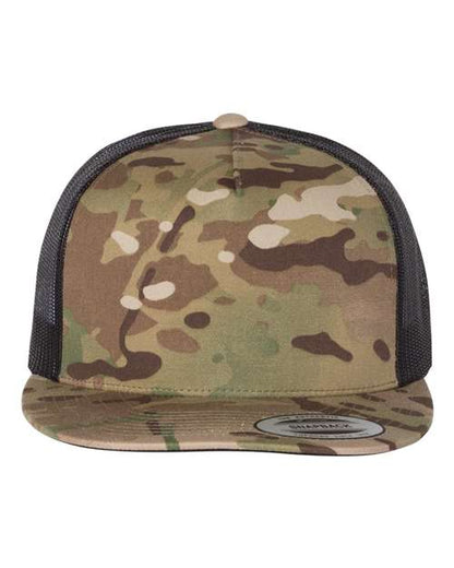 YP Classics Multicam Green/ Black / Adjustable Five-Panel Classic Trucker Cap
