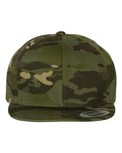 YP Classics Multicam Tropic / Adjustable Premium Flat Bill Snapback Cap