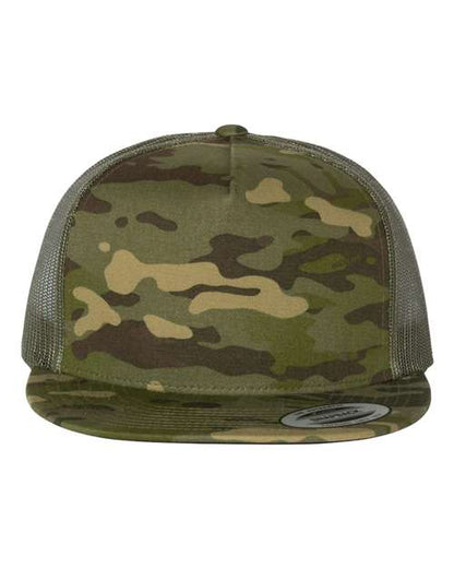 YP Classics Multicam Tropic/ Green / Adjustable Five-Panel Classic Trucker Cap