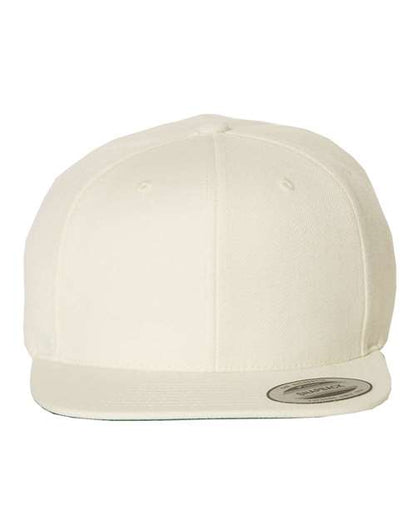 YP Classics Natural / Adjustable Premium Flat Bill Snapback Cap