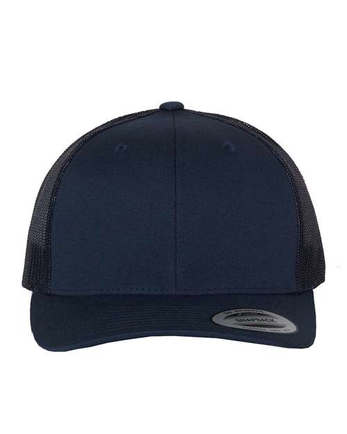 YP Classics Navy / Adjustable Retro Trucker Cap