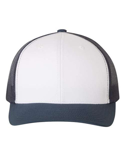 YP Classics Navy/ White/ Navy / Adjustable Retro Trucker Cap