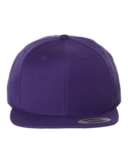 YP Classics Purple / Adjustable Premium Flat Bill Snapback Cap