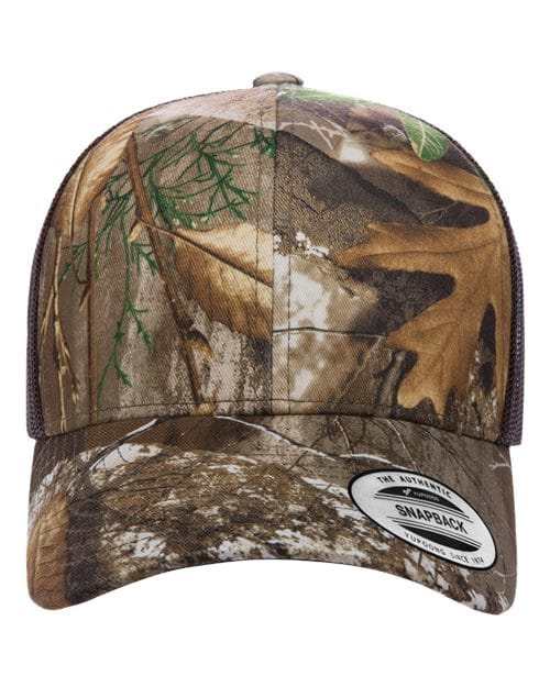 YP Classics Realtree Edge/ Brown / Adjustable Retro Trucker Cap