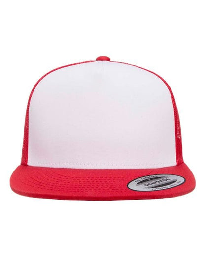 YP Classics Red/ White/ Red / Adjustable Five-Panel Classic Trucker Cap