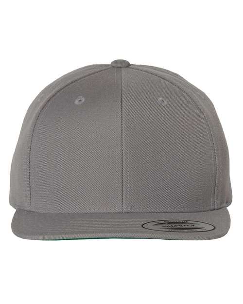 YP Classics Silver / Adjustable Premium Flat Bill Snapback Cap