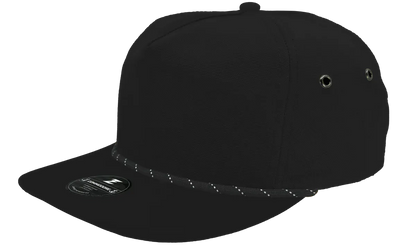 Zapped Headwear Black - Twisted rope Zapped Commodore