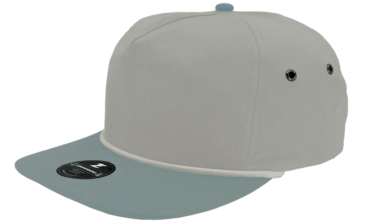 Zapped Headwear Smoke Blue-Aluminum-Grey rope Zapped Commodore